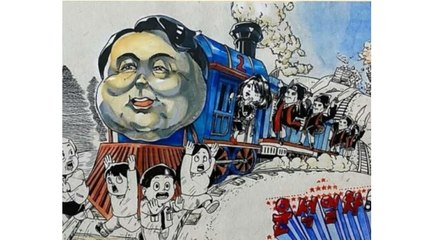 '윤석열차' 원작자 지목 英 작가 "저작권 문제없다" / YTN