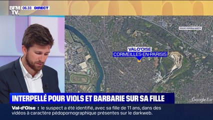 Download Video: Dans le Val-d'Oise, un homme de 44 ans a été interpellé, soupçonné de viols avec actes de torture sur sa fille