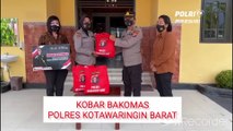 Kegiatan Kotawaringin Barat Bantu Masyarakat (Bakomas) Polwan Polres Kobar Kepada Masyarakat