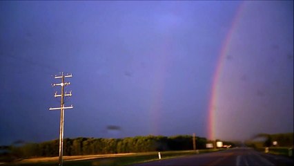 MCH 335 a DOUBLE THE RAINBOW IN THE RAIN.