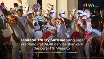 Jokowi Ngopi Bareng Sesepuh TNI di Singgasana Prabowo