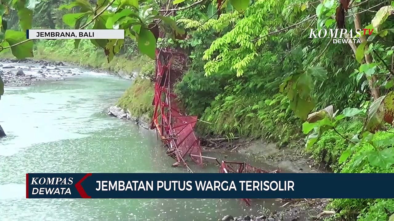 Jembatan Putus, Warga Terisolir