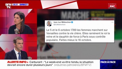 Olivier Véran: "Jean-Luc Mélenchon est tout le temps dans l'outrance"