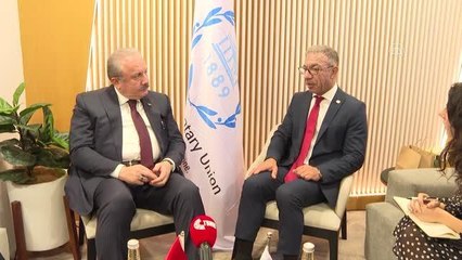 TBMM Başkanı Şentop, Parlamentolar Arası Birlik Başkanı Pacheco ile görüştü