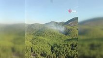 Muğla yerel haberi: Ortaca'da yıldırım kaynaklı orman yangını kontrol altına alındı