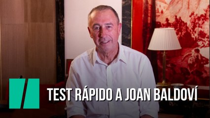 Test rápido a Joan Baldoví
