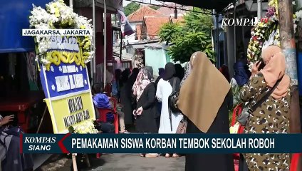 Dua Siswa MTsN 19 Pondok Labu Korban Tembok Roboh Dimakamkan Pihak Keluarga Hari Ini