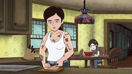 Little Demon 1x08 - Chrissy and Laura Fight Scene