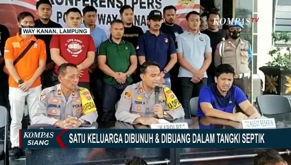 Sadis! Satu Keluarga Dibunuh dan Dipendam di Septic Tank, Diduga Akibat Berebut Harta Warisan
