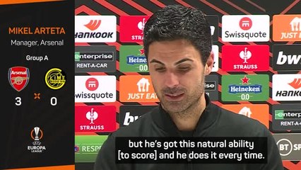 Nketiah's Arsenal goals make it hard to leave him out - Arteta