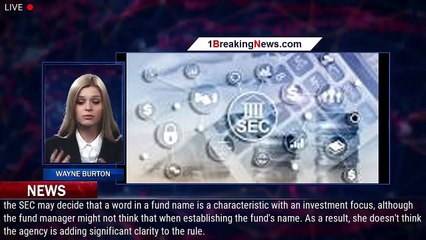 How ESG Funds Will Be Impacted By The SEC's Expansion Of The 80 Percent Names Rule - 1breakingnews.c