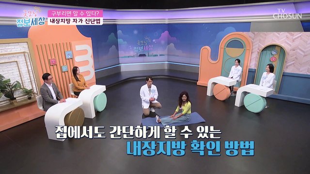 내 몸속 내장지방을 확인하는 자가 진단법 TV CHOSUN 221007 방송