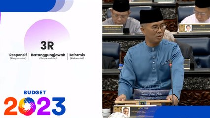 Download Video: Budget 2023: Tengku Zafrul unveils RM372.3bil budget