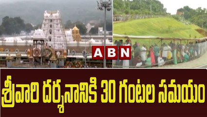 శ్రీవారి దర్శనానికి 30 గంటల సమయం | భారీగా పెరిగిన భక్తుల రద్దీ | ABN Telugu