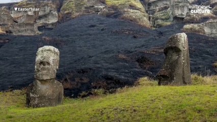 Easter Island fire causes "irreparable" damage to sacred moai statues