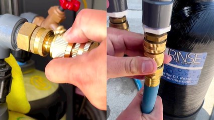 Make pressure washing EASIER THAN EVER with quick connects