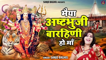 देवी जस गीत \ मैया अष्टभुजी बारहिणी हो माँ | संजो बघेल | Mata Jas Bundeli | Sanjo Baghel