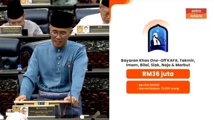 Bayaran khas one-off RM500 kepada guru KAFA, Takmir, Imam, Bilal, Siak
