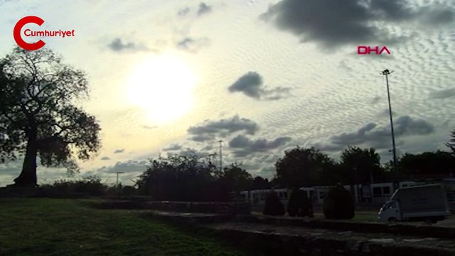 'Cirrocumulus' bulutları görsel şölen oluşturdu