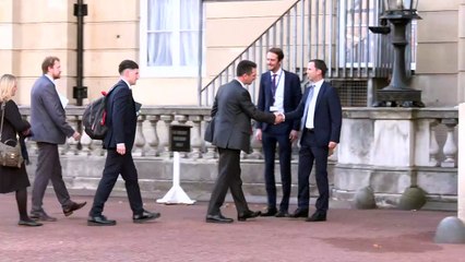 Ministers arrive for talks on the NI Protocol at conference
