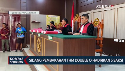 Terdakwa Bantah Pernyataan Saksi Dalam Sidang Pembakaran THM Double O Di Sorong
