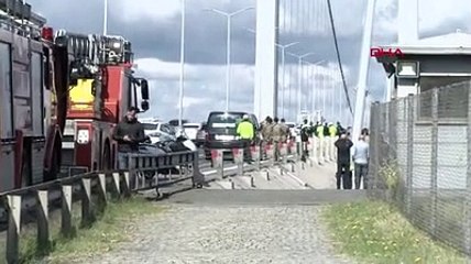 15 Temmuz Şehitler Köprüsü üstünde intihar girişimi