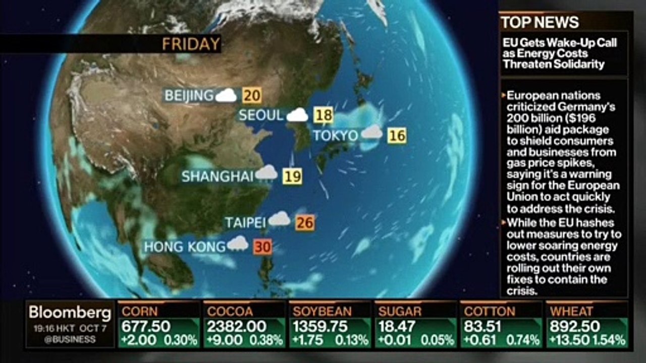 Bloomberg Weather - 7 Oct. 2022