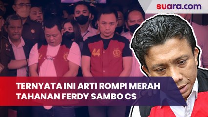 Bukan Sembarang Baju, Ternyata Ini Arti Rompi Merah Tahanan yang Dipakai Ferdy Sambo Cs