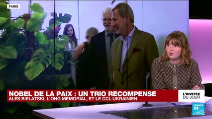Un trio récompensé du prix Nobel de la paix : "Un signal extrêmement fort en faveur de la démocratie"