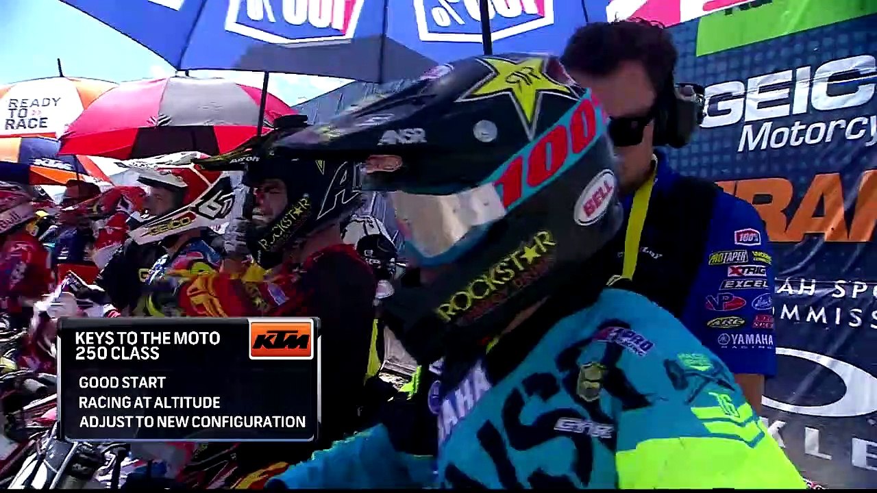 2015 Pro Motocross Round 11 - Miller Motorsports Park - 250 Moto 1