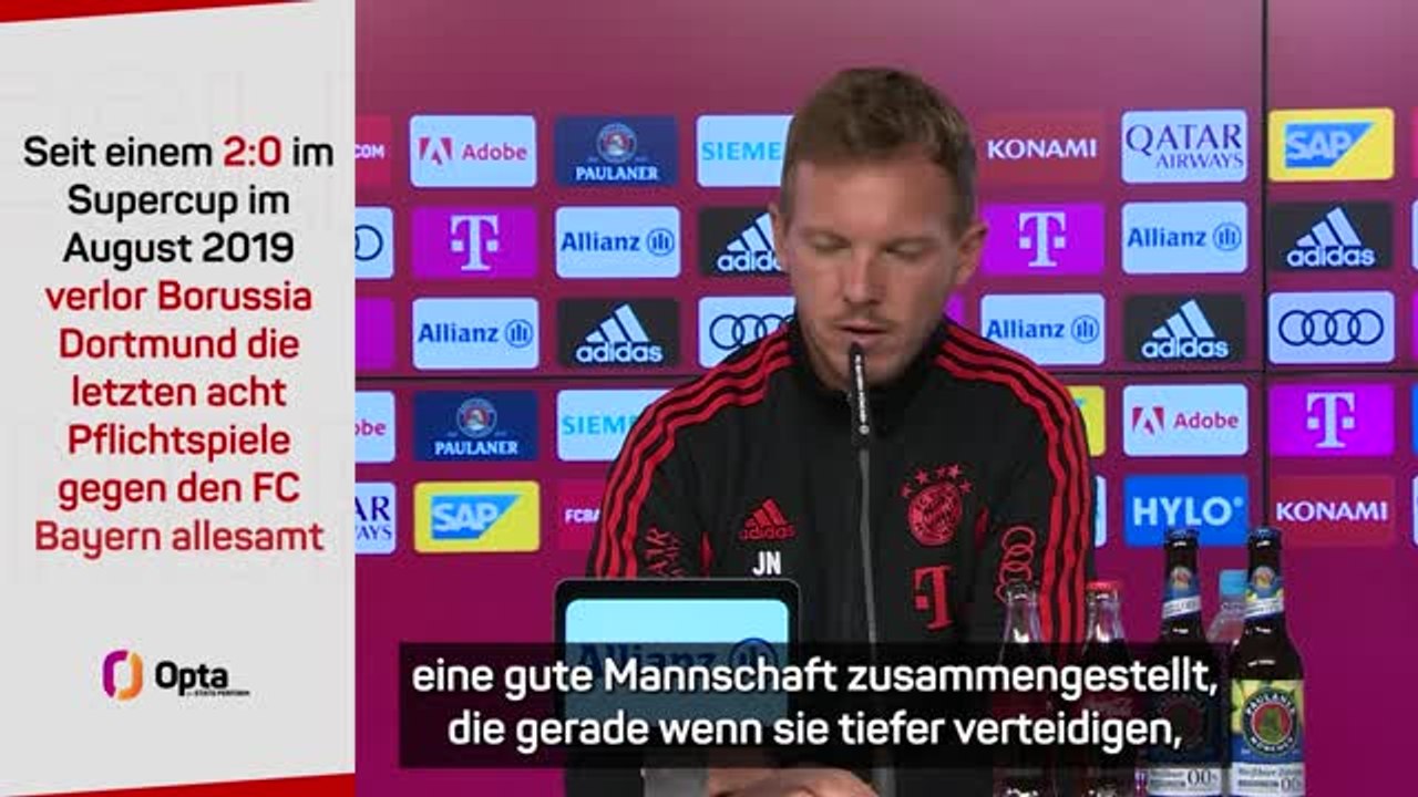 Nagelsmann: Dortmund hat „sehr gute Mannschaft“