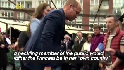 Not-So-Friendly Irish Handshake for Princess of Wales
