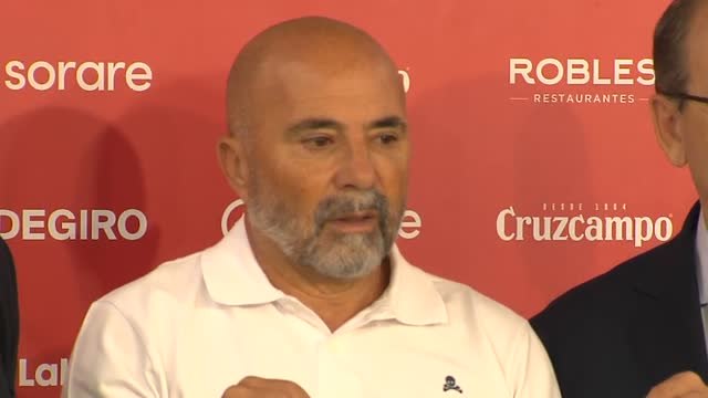 'Monchi' y Castro presentan a Sampaoli