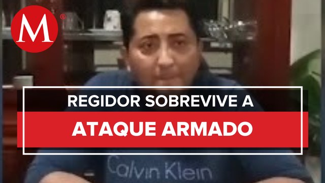 Sujetos armados atacan a balazos a regidor de Chiapas