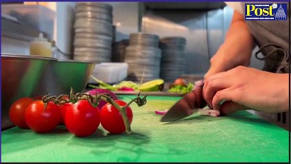 Green Room Leeds: Watch executive chef Natalie Firth cook her sweet potato and halloumi hash