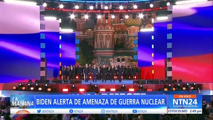 Joe Biden advierte una amenaza mundial por un posible “Armagedón” nuclear