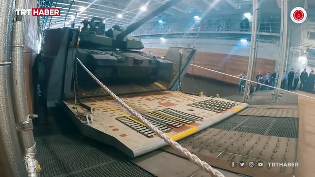 Altay tankı, TCG Anadolu'ya çıktı