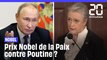 Le prix Nobel de la Paix « ne s'adresse pas » à Poutine selon le comité