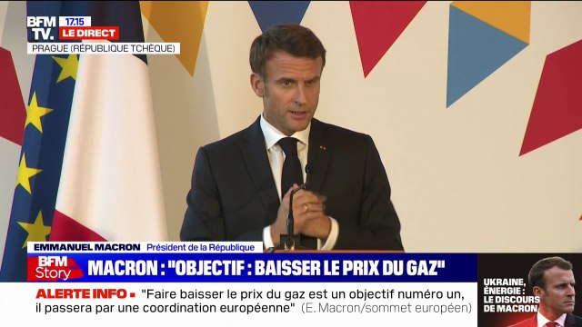 Emmanuel Macron souhaite une solidarité financière européenne sur les prix du gaz et de l'électricité