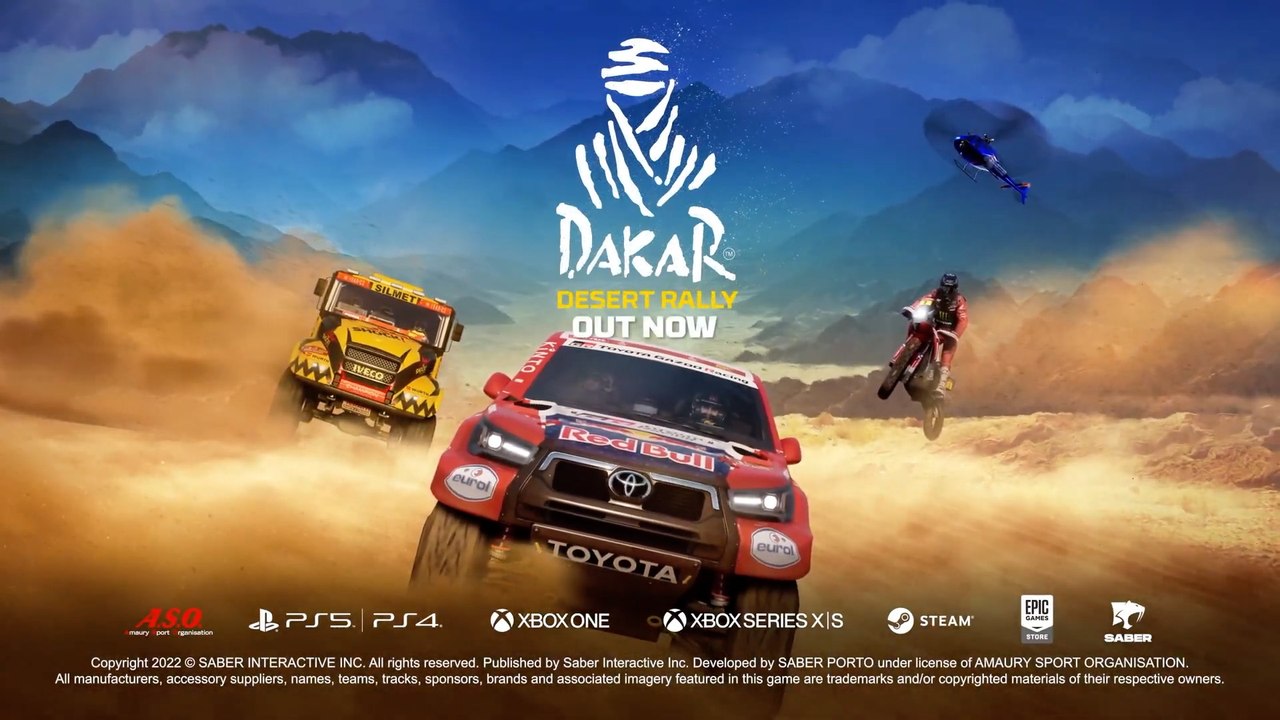 Dakar Desert Rally Official Launch Trailer - video Dailymotion