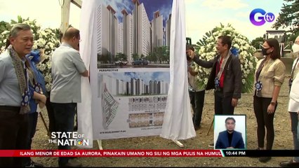Bagong Sibol Housing Project sa Marikina, pinasinayaan | SONA