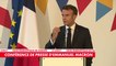 Conférence de presse d'Emmanuel Macron à Prague pour le lancement de la Communauté politique européenne