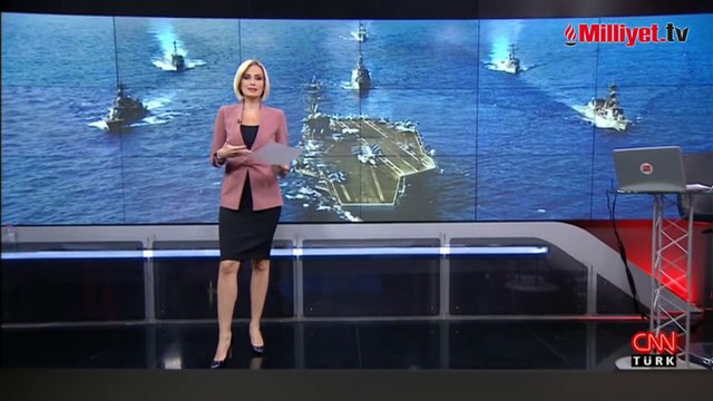 Amerikan uçak gemisi Girit'e demir attı! Yunan medyası: Bu bir destek mesajı