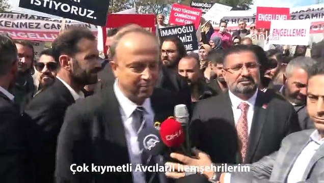 AKP'lilerin 'Cami yapımı engelleniyor' eylemine giden Avcılar Belediye Başkanı Hançerli: İddialar asılsız, cami yapılmasını istiyoruz