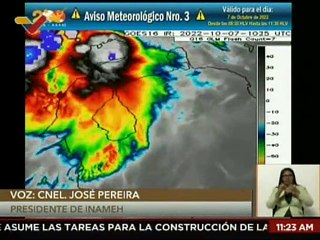 Inameh informa que la depresión tropical 13 se encuentra fuera del territorio nacional