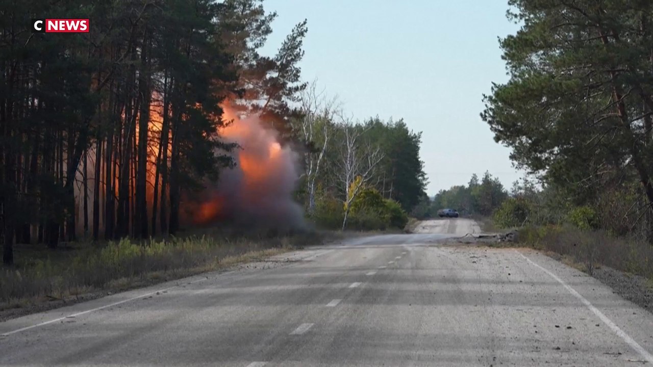 Guerre en Ukraine : après la libération de Lyman, les soldats ukrainiens procèdent au déminage