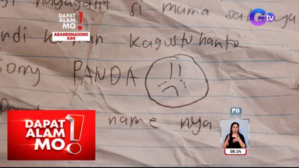 Asong inabandona sa Mandaluyong City, may kalakip na sulat mula sa amo! | Dapat Alam Mo!
