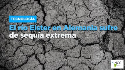 El río Elster en Alemania sufre de sequía extrema