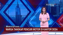 Warga di Kabupaten Pandeglang Banten Tangkap Pencuri Motor di Kantor Desa!