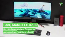 Test BenQ Mobiuz EX3410R : un très bon moniteur 34 pouces panoramique 144 Hz et réactif